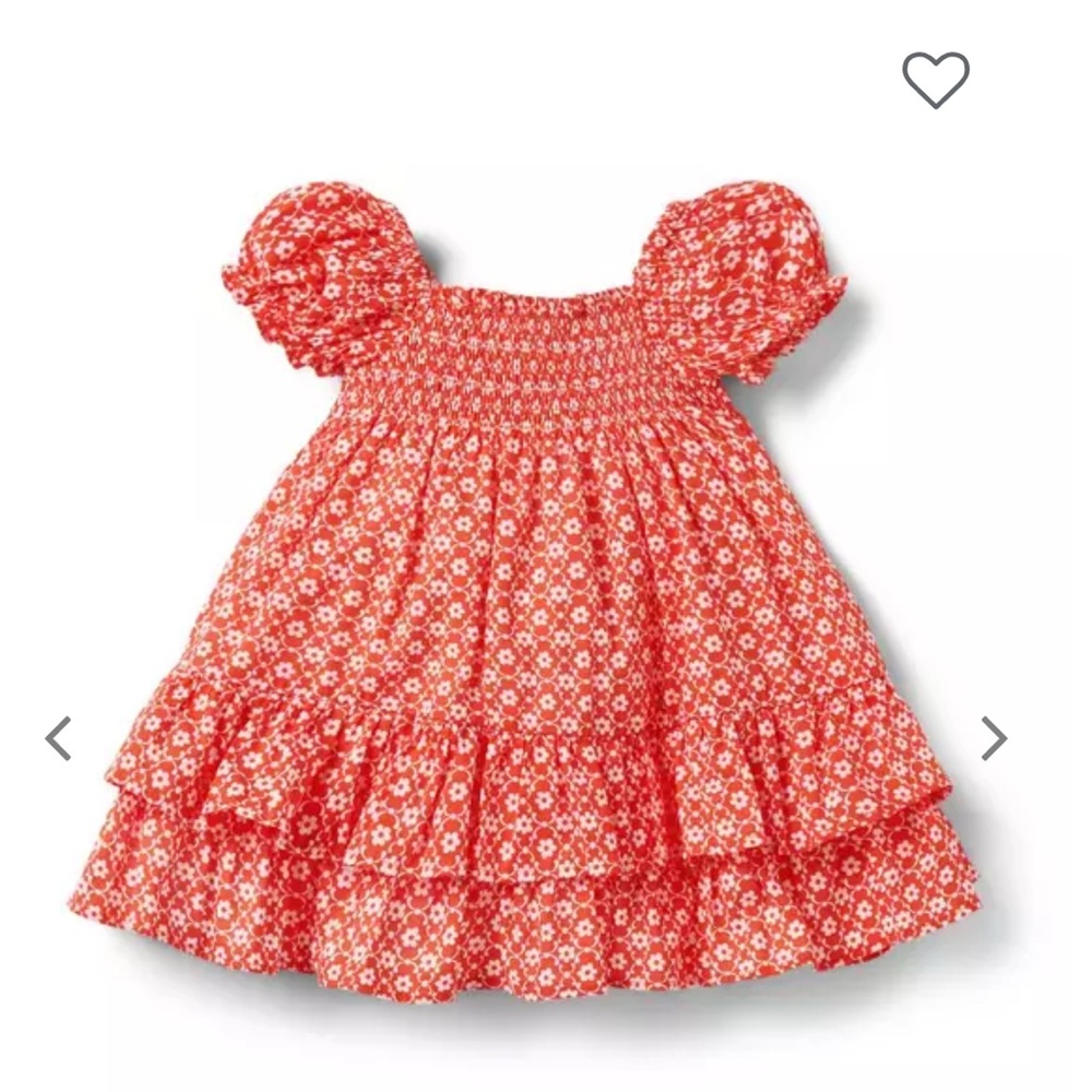Janie and Jack The Abigail Smocked Baby Dress